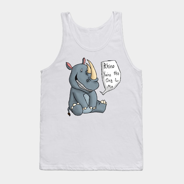 Rhino Tank Top by TheDoodleDream